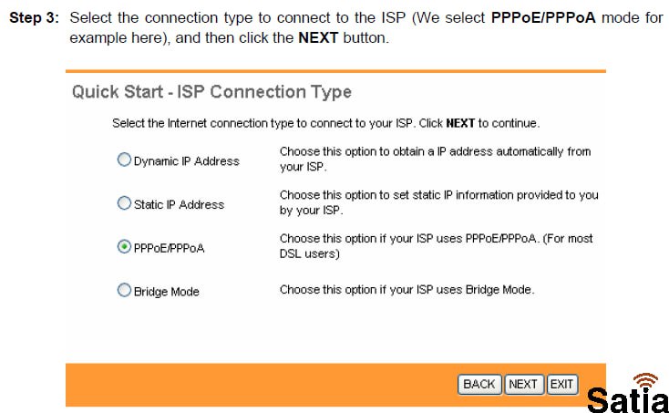 select PPPOE